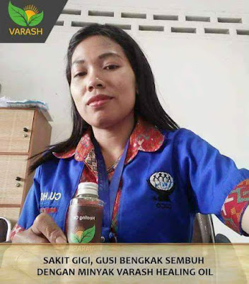 Sakit Gigi,Gusi Bengkak Sembuh dengan Produk Minyak Varash Healing Oil