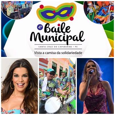 Atrações para o Baile Municipal 2016 em Santa Cruz do Capibaribe são confirmadas