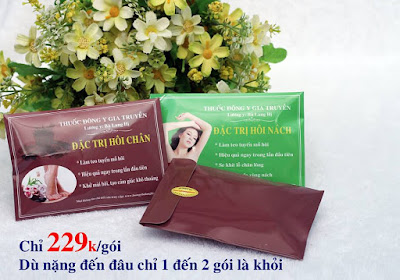 Thuốc trị hôi nách vĩnh viễn hiệu quả gia truyền bà lang hị