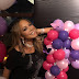 Mariah Carey Marks Birthday With Colorful Balloons