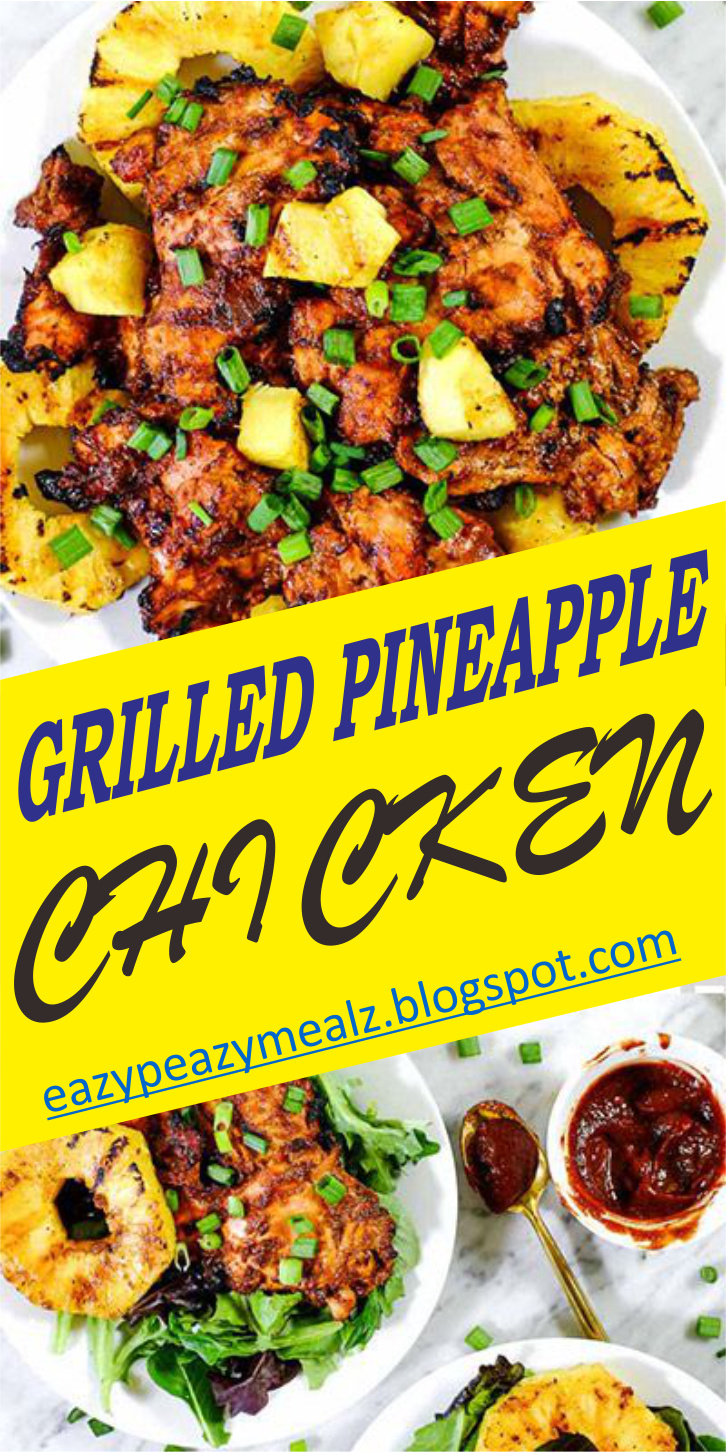 How have you been enjoying our grilled summer recipes so far this summer? This Paleo + Whole30 grilled pineapple chicken might just be my personal favorite! It’s got this smoky barbecue flavor, with a hint of sweetness and that grilled pineapple…does it even get any better? Healthy summer dinners have never tasted so good!