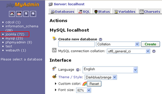 database-joomla