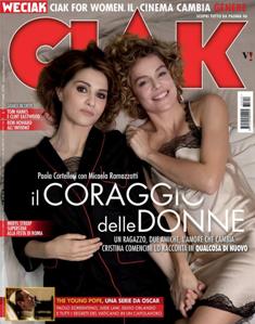 Ciak - Ottobre 2016 | ISSN 1122-8040 | TRUE PDF | Mensile | Cinema
Ciak è una rivista mensile italiana dedicata al mondo del cinema, nata nel 1985. Fa capo al gruppo editoriale Arnoldo Mondadori Editore.
Il mensile propone interviste, recensioni, anteprime e notizie sulle uscite cinematografiche e le novità dell'home-video.
Ciak offre allegati, come libri che raccontano i grandi film e i loro dietro le quinte.