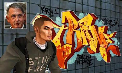 Ecko graffiti, graffiti letters