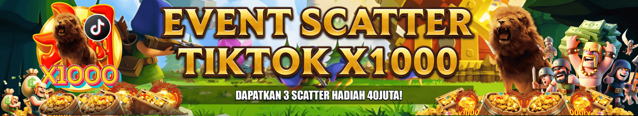 EVENT SCATTER TIKTOK X1000