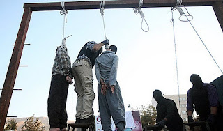 Public hanging in Iran