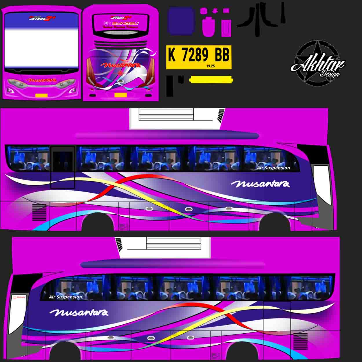 template bussid nusantara