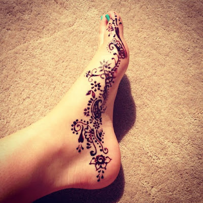 New Henna Foot Tattoo Design Best Collection 2017-2018