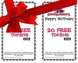 Free Printable Chuck E Cheese Coupons