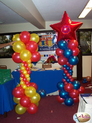 *Decoracion con globos