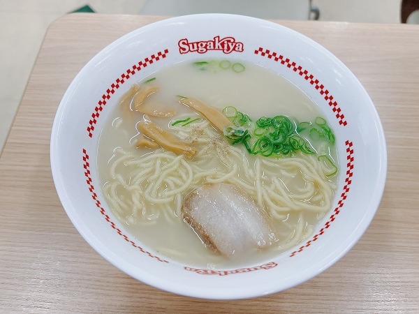 スガキヤ 香里園アルプラザ店のラーメン＆ミニソフトセット