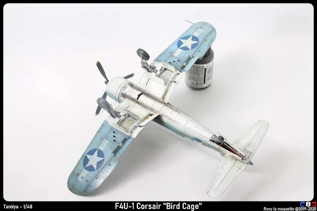 Maquette Du F4U-1 Corsair "Bird Cage" de Tamiya au 1/48.