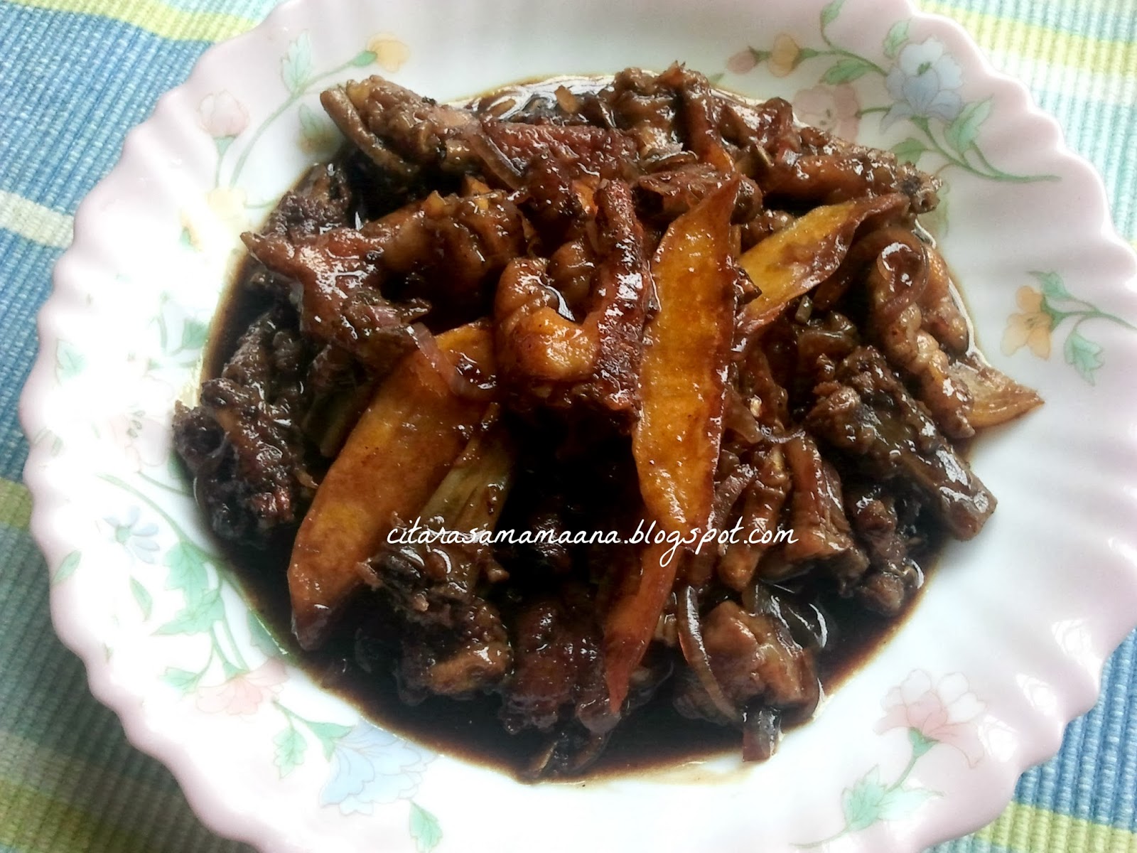 .: KAKI AYAM MASAK KICAP.CHINESE STYLE