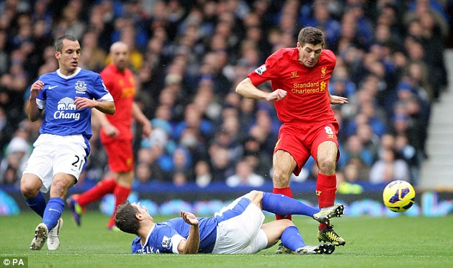 Hasil Pertandingan Everton vs Liverpool 2-2, 28 Oktober 2012