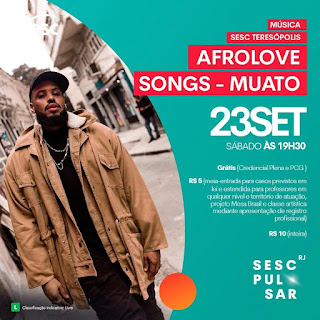 Dia 23-09 Afrolove Songs -Muato no Sesc Teresópolis