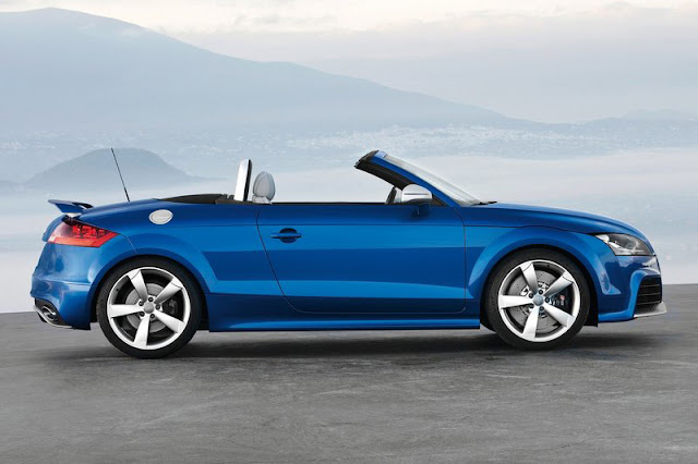 2012 Audi TT RS Roadster Blue Wallpaper