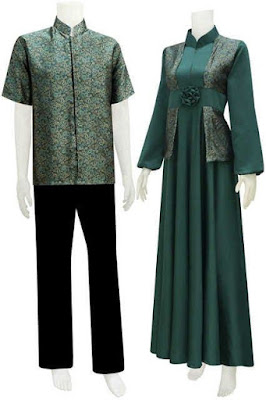 Model Baju Couple Suami Istri Terbaru Untuk Hari Raya 2019