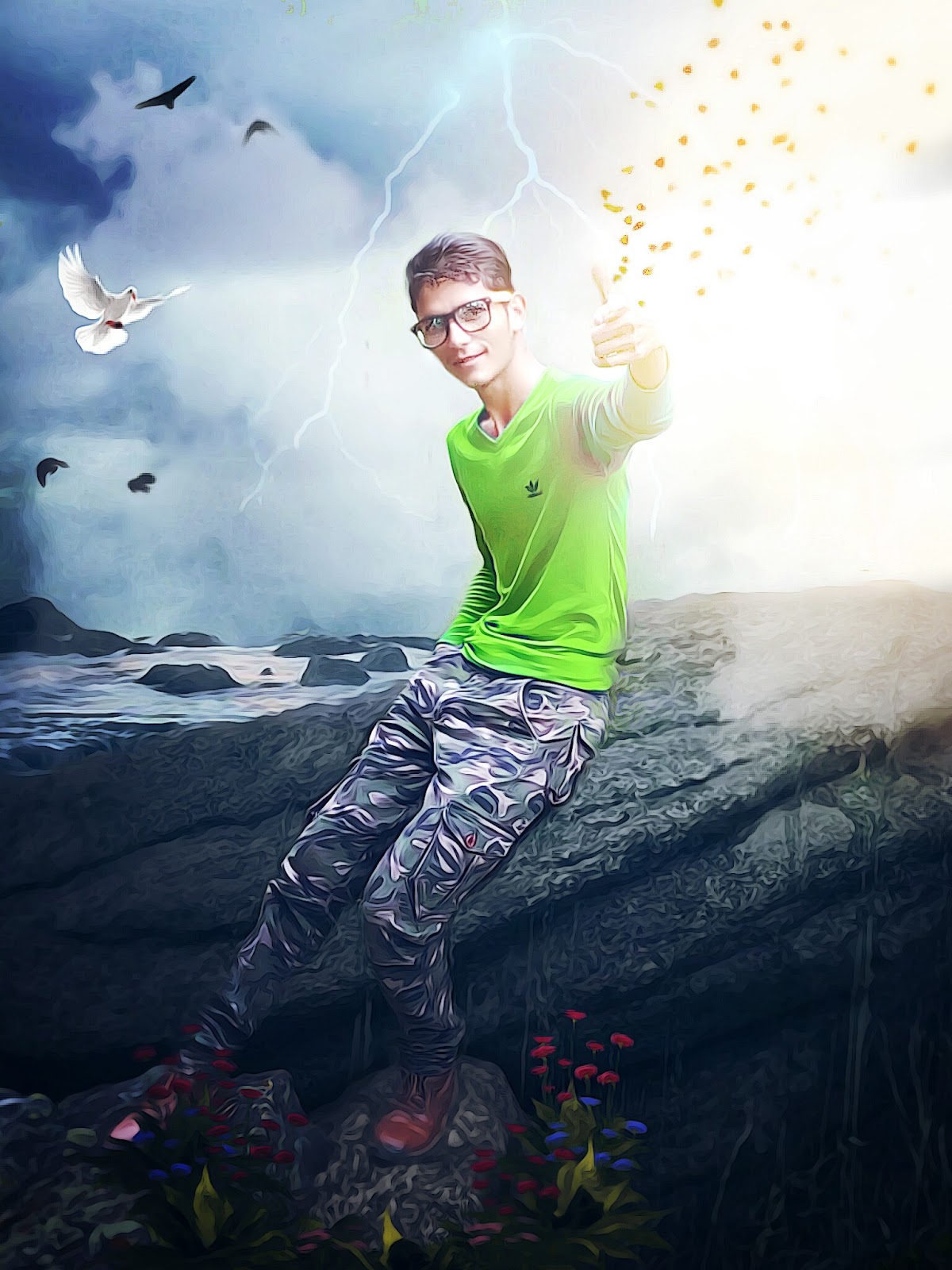 Best Editing  Effects Real Image Editing  by PicsArt  Kamal 