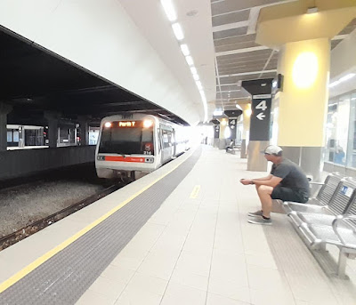 Platform 4, Perth City Train Station, WA.