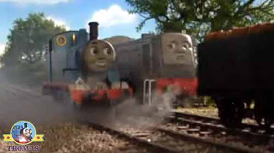 Help Thomas diesel Dennis the train cried over heating really useful tank engine Thomas's day off