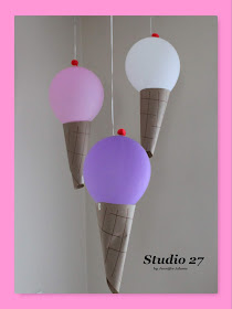How to make your own ice cream cone balloons.