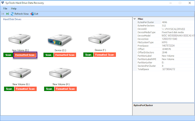 SysTools Hard Drive Data Recovery v12.0.0.0 