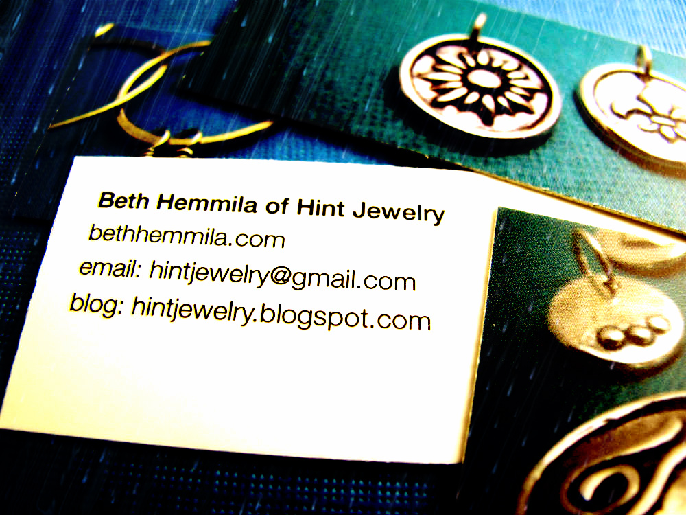 Beth Hemmila of Hint Jewelry: Etsy Selling Tips: Create a Shop Name