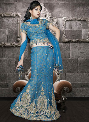 Blue-bridal-lehenga-choli 