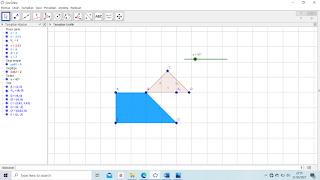 animasi gerak luas segitiga menggunakan aplikasi geogebra