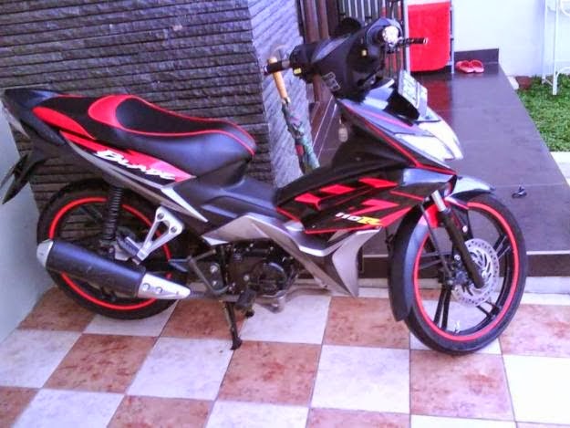 modifikasi motor honda blade 2009