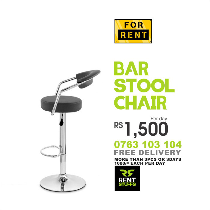 Bar Stools Chairs for Rent Sri Lanka.