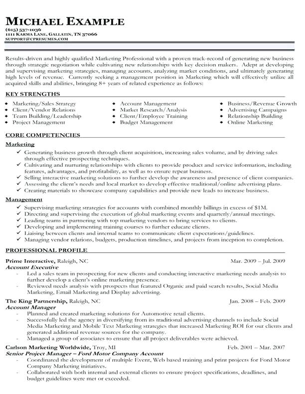 resume structure examples production manager resume good resume samples for highschool students.