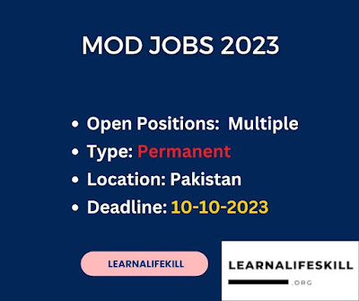 MOD Jobs 2023