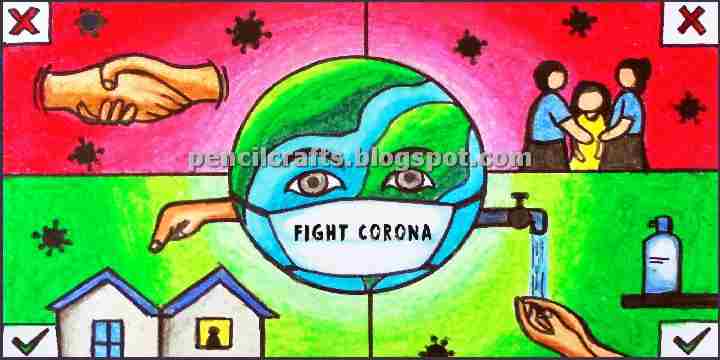 Fight Coronavirus Drawings Ideas