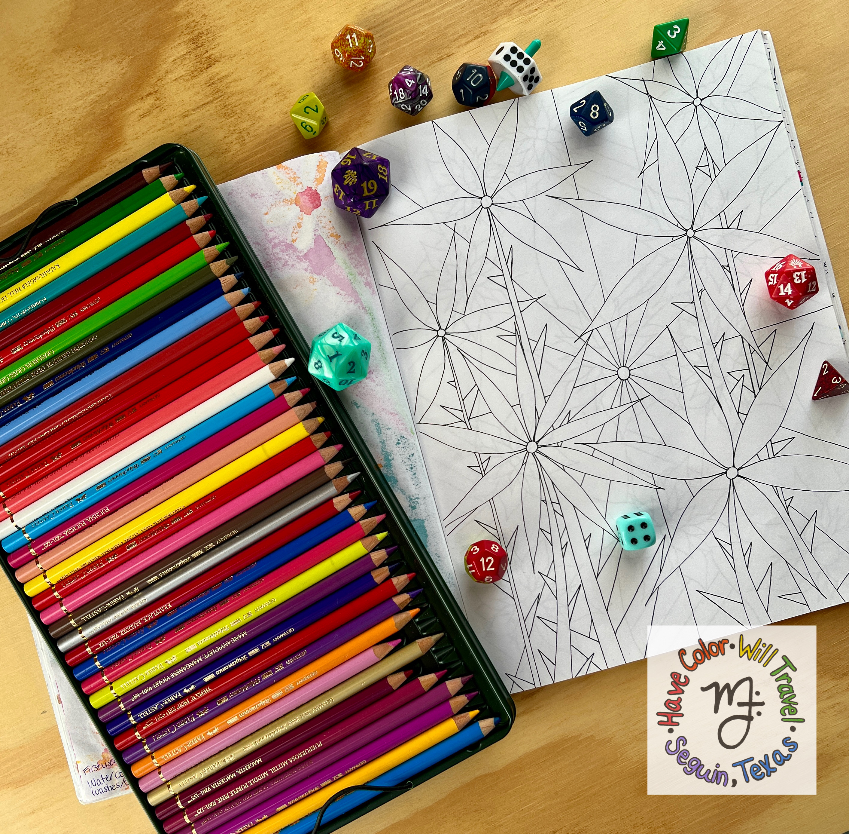 How to Organize Adult Coloring Supplies Pencils Stencils and More