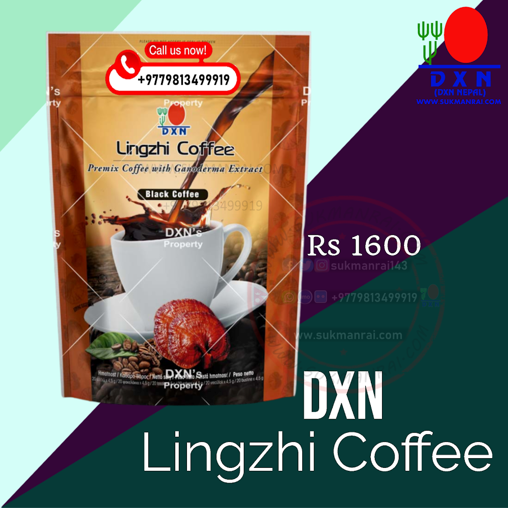 DXN Lingzhi कालो कफीका फाइदाहरू निम्नानुसार छन्