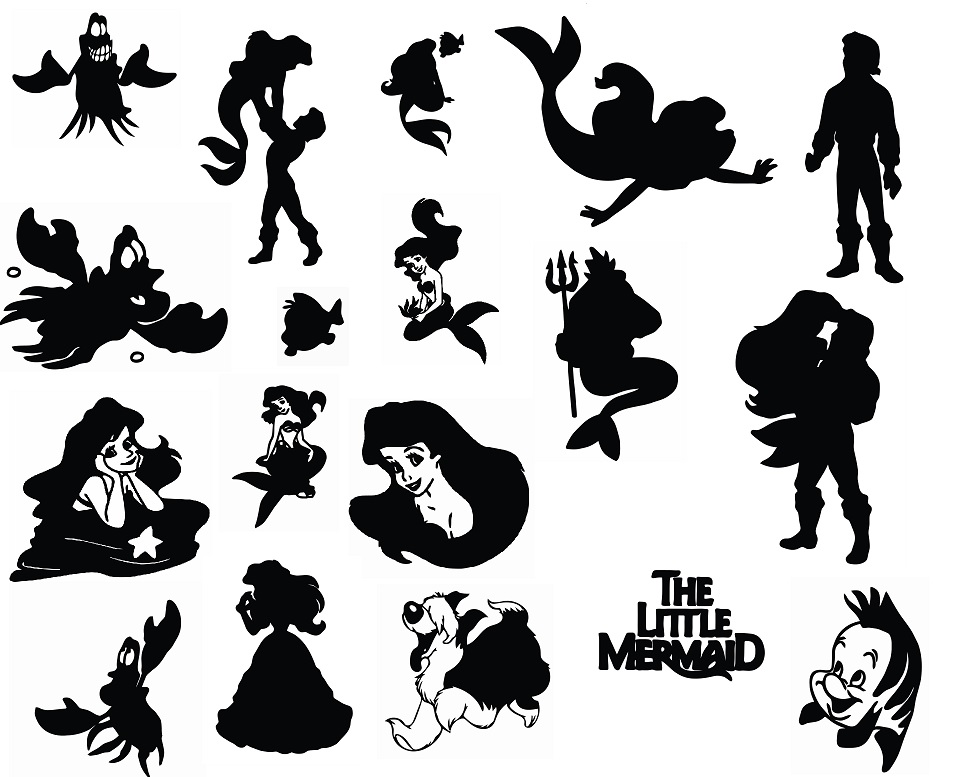Free Free 66 Ariel Silhouette Svg Free SVG PNG EPS DXF File