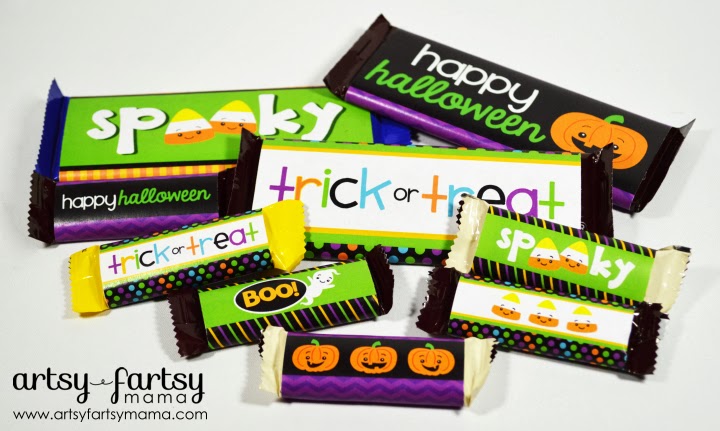 Free Printable Halloween Candy Bar Wrappers Artsy Fartsy Mama