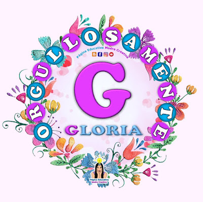 Nombre Gloria - Carteles para mujeres - Día de la mujer