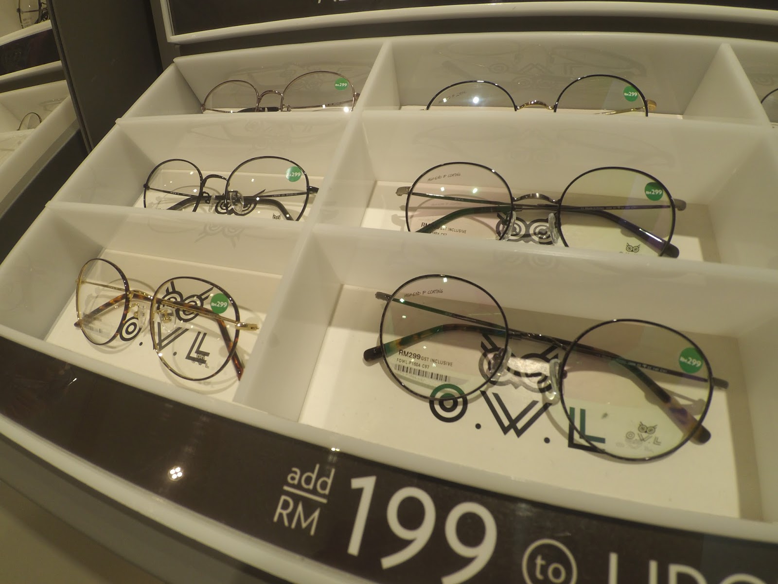 A-Look Eyewear & O.W.L Eyewear - Cermin Mata Siap Dalam 1 
