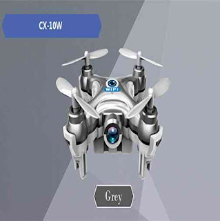 Ship from US Cheerson CX-10W Mini WiFi FPV with 720P Camera 2.4G 4CH 6 Axis LED RC Quadcopter