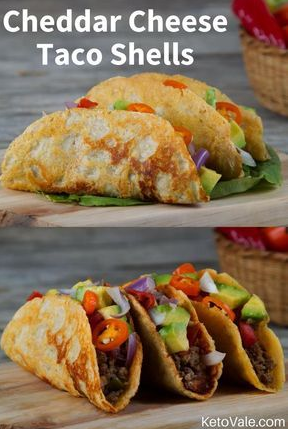 Keto Mexican Tacos with Cheese Shells