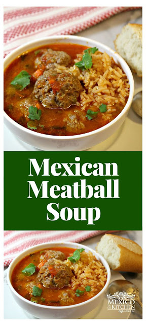 Mexican Meatball Soup