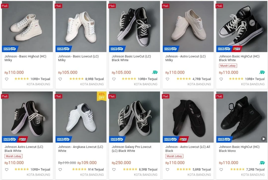 Rekomendasi Toko Sepatu Pria Original di Shopee [Brand Lokal]