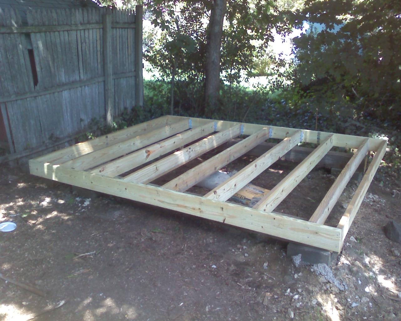 building 8x10 shed base, do it yourself garden shed plans