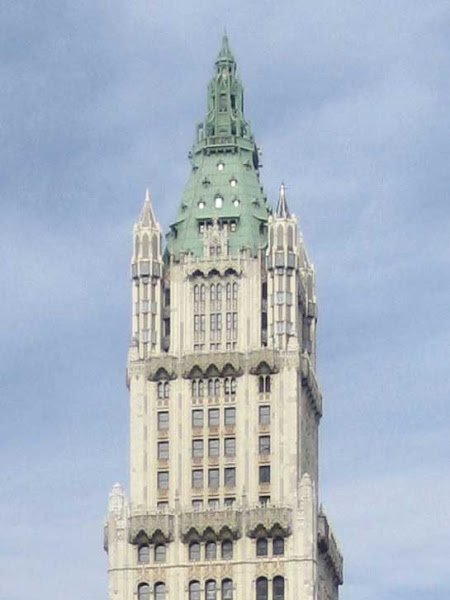 Top of the Woolworth - Looking painterly.