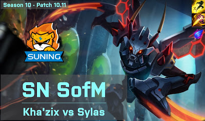 SN SofM Khazix JG vs DRX Pyosik Sylas - KR 10.11