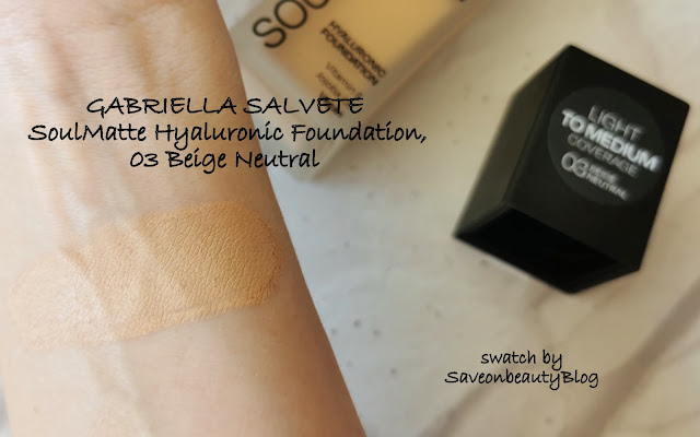 gabriella salvete soulmatte hyaluronic foundation make-up odtiene