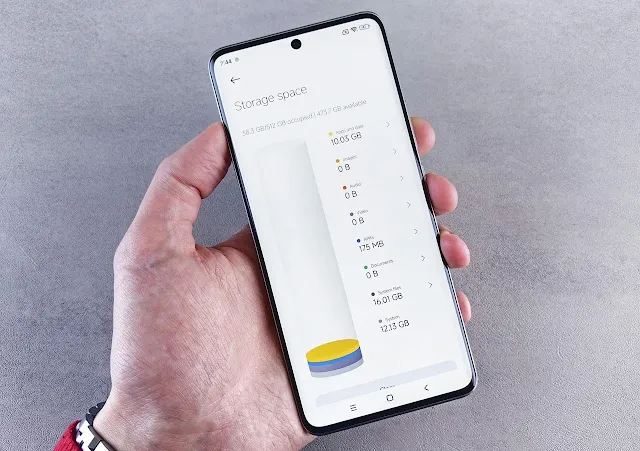 Memory storage Handphone