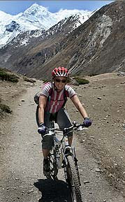 Mountain biking in Nepal